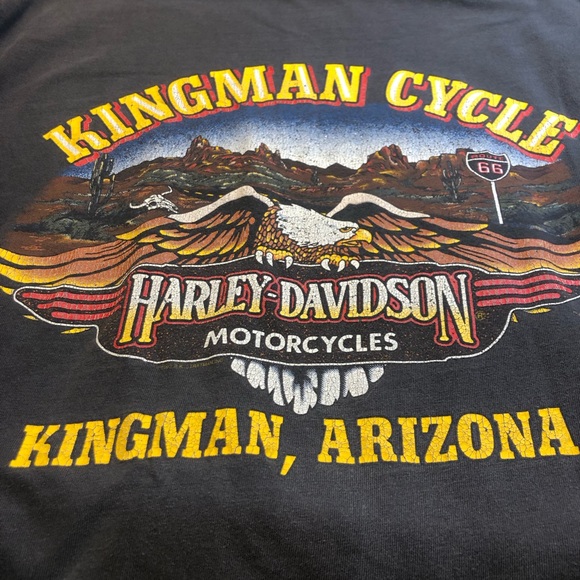 Vintage 1994 Haley Davidson Alaska T-Shirt Men’s Large - Picture 7 of 11